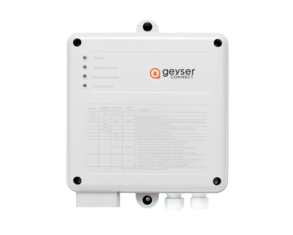 Smart Geyser Sensor Connect powered by Sensor Networks